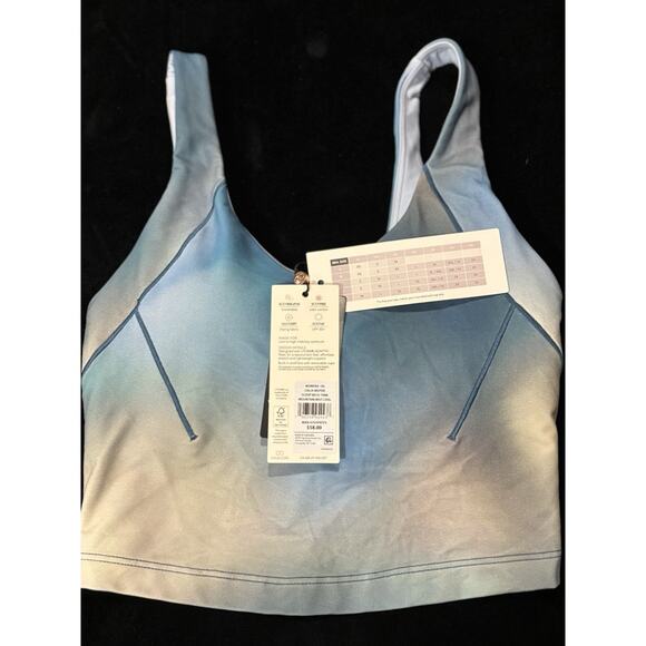CALIA Inspire Womens Mountain Mist Cool Tank Scoop Neck Built in Bra XS NWT - Picture 3 of 4